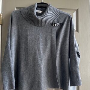 Calvin Klein Charcoal Cowl Neck Sweater